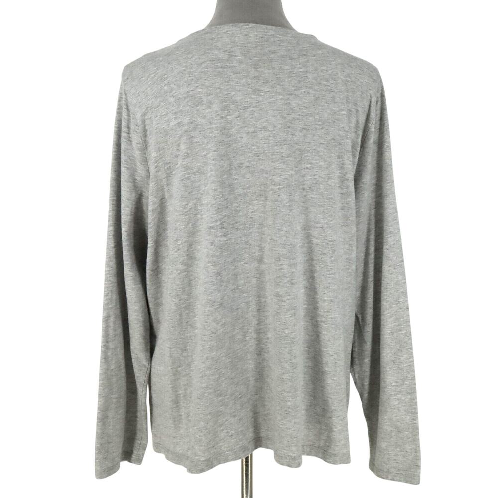 Chicos Zenergy Top 3 Womens XL 16 Gray T-shirt Lace Scoop Neck Pullover Whimsy - Picture 2 of 13